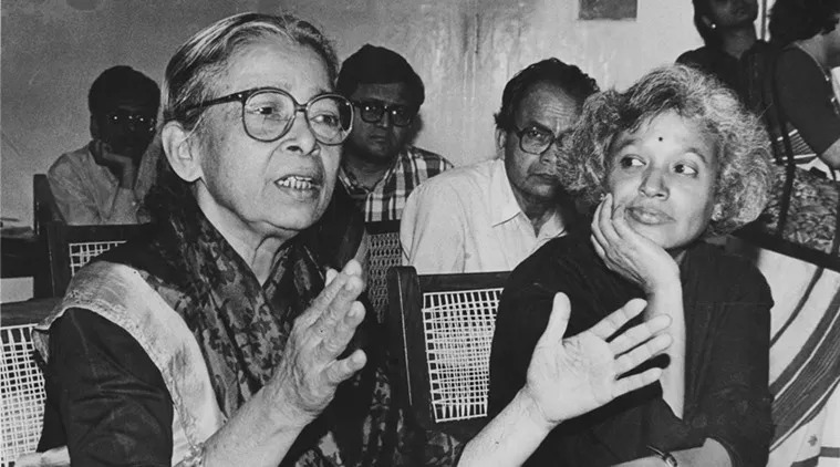 File:Mahasweta-devi-with-Ambai-1996-Katha-Seminar-Delhi.jpg