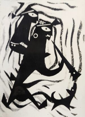 Stencil work