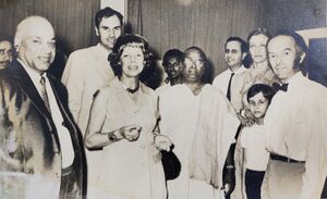 At the inauguration of an exhibition at Max Muller Bhavan