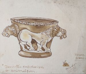 Decorative cup design
