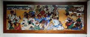 Painting of Sreenivasulu at Chennai AIR